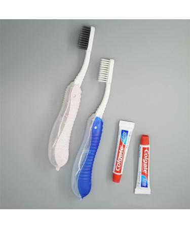 Xintaosm Charcoal Travel Toothbrush - Portable Foldable Disposable & Eco-Friendly Hiking Tooth Cleaning Tool (Yellow) - Buy Online on GoSupps.com