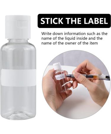 ZCYKJ 20 Sets 30ml Plastic Bottles Empty Travel Bottles Clear Refillable Plastic Travel Bottles for Liquids Flip Cap Bottles with 4 Pcs Small Funnel and 4 pcs Labels for Travel or Cosmetic - Buy Online on GoSupps.com