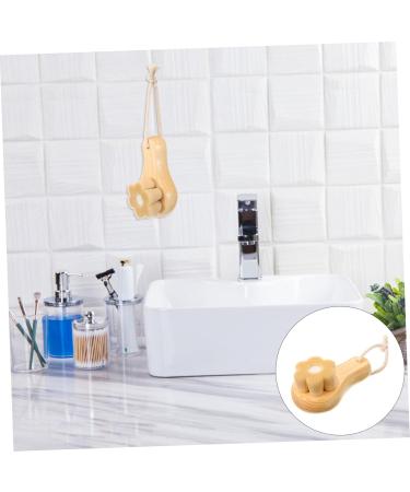 VINTORKY Facial Wash Brush with Wooden Handle Pore Cleansing Brush Face Sponges Face Exfoliator Skin Care Tools Scrubber Face Cleansing Brush Artificial Fiber Manual Washbasin - Buy Online on GoSupps.com