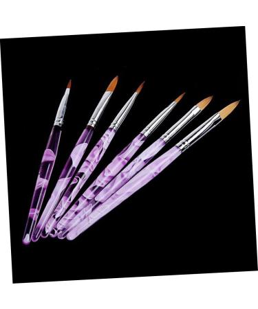 Ipetboom 1 Set Nail Art Crystal Cup Nail Glass Dish Glass with Lid Nail Liquid Nail Painting Drawing Pens Liquid Powder Dish Nail Brush for Acrylic Application Nail Kits Tool With Cover Abs - Buy Online on GoSupps.com