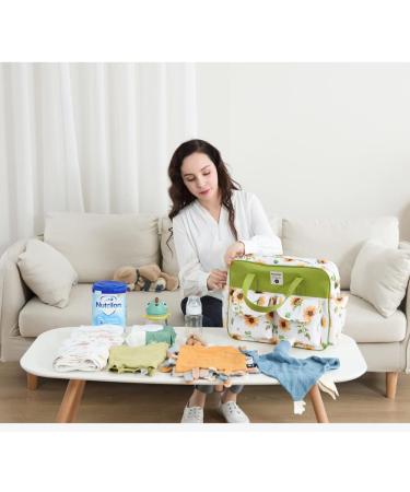 Kamay's Waterproof Mummy Diaper Bag with Changing Mat - White Pine Tree Elk Eagle Design - Buy Online on GoSupps.com