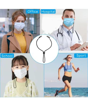 Festful Mask Extender 5 PCS - Adjustable Strap for Masks - Ideal for School and Work - Black - Buy Online on GoSupps.com
