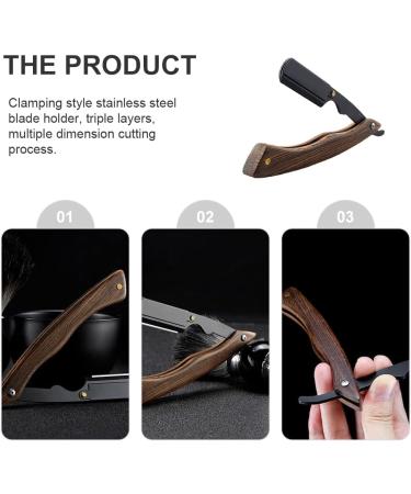 Beaupretty Eyebrow Razor for Men - Portable Rustproof Steel Shaving Razor | Old Fashioned Bartschneider - Buy Online on GoSupps.com