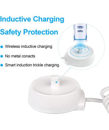 Replacement Braun Oral-B Model 3757 Electric Toothbrush Charger Adapter - Waterproof Inductive Charging Power Cord for Portable Travel - Buy Online on GoSupps.com