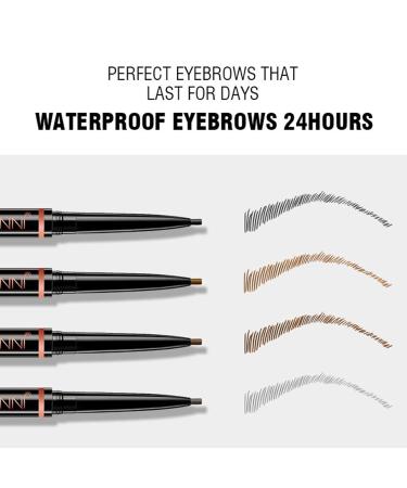 Buy Long Lasting Black Eyebrow Pencil | Waterproof & Smudge-proof Eye Makeup for a Perfect Look - International Shipping Available - Buy Online on GoSupps.com