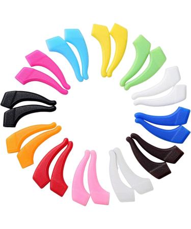 Geardeangloow Non-Slip Glasses Ear Hook - Silicone Eyeglass Grips 10 Pack (White) | Lightweight & Comfortable - Ideal for Secure Fit - Buy Online on GoSupps.com