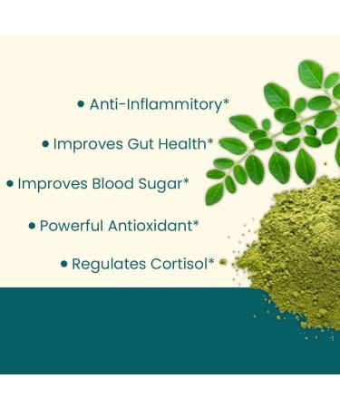 Integral Wellness Moringa w/Curcumin Capsules (60 Caps) 1200mg Per Serving - 3rd Party Tested Filler-Free - Buy Online on GoSupps.com