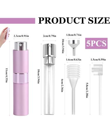 Perfume Atomiser 8ml Travel Refillable Perfume Spray Bottle Mini Portable Dispenser Empty Leak Proof Upgraded Perfume Atomizer Perfume Pod and Refill Pump for Outdoor Traveling Vacation (Pink) - Buy Online on GoSupps.com