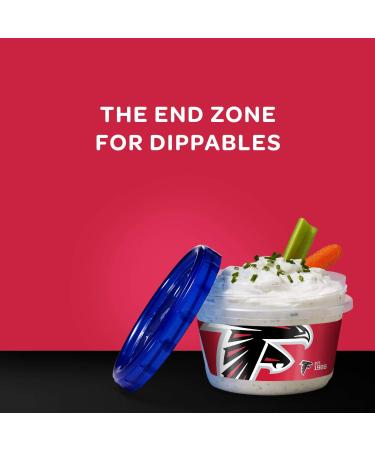 Ziploc Twist 'n Loc Small Food Storage Containers, 6-Pack - NFL Atlanta Falcons Red - Buy Online on GoSupps.com