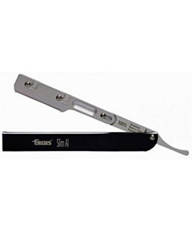 FOCUS SLIM at R28-2.Shaving apparatus from Bart Hand free for half Lametta.Body aluminum opening Istantanea.Lightweight of Taschino.(Black)