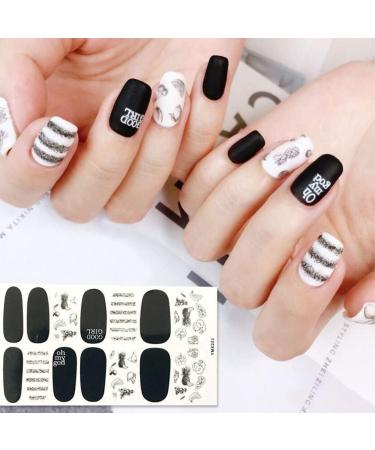 dijiusidy Nail Art Stickers Self-Adhesive Fingernail Decal with Strap Glue DIY Art Decor Full Cover Manicure Kits for Women Girls YMX223 - Buy Online on GoSupps.com