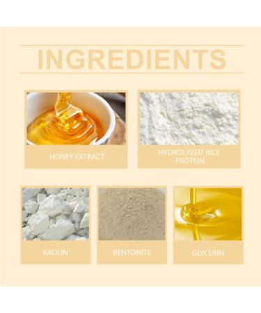  GNAUMORE Rice and Honey Face Mask Rice Beauty Mask Improves Facial Radiance For All Skin Types 150g - Buy Online on GoSupps.com