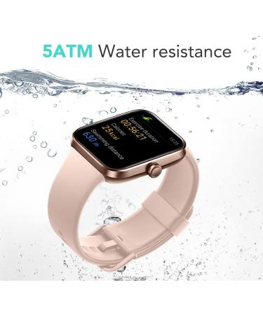 SKG Smart Watch for Women - 5ATM Swimming Waterproof Fitness Tracker with Health Monitor - V7 Pink - Buy Online on GoSupps.com