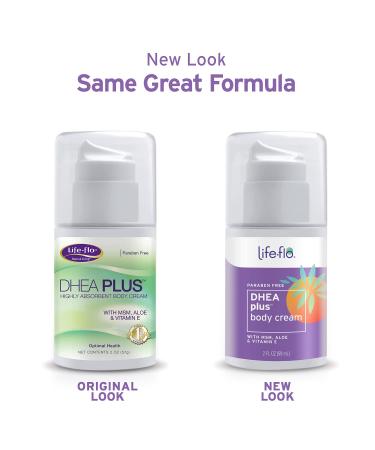 Buy Life-flo DHEA Plus Highly Absorbent Body Cream 2 oz - Enhance Skin Health - Buy Online on GoSupps.com