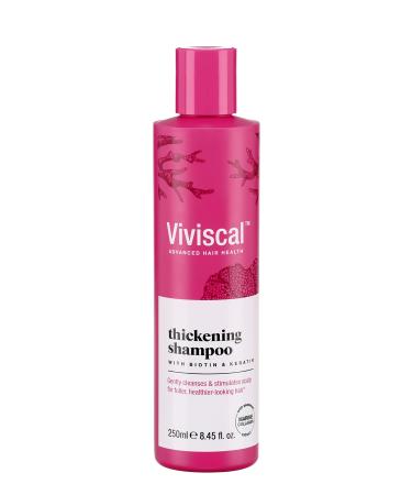 Viviscal Thickening Shampoo  Formulated With Biotin And Keratin  Fortified With Marine Collagen And Seaweed Extract  Strengthens And Reduces Breakage  Healthier Looking Hair 250ml (8.45 fl. oz.)