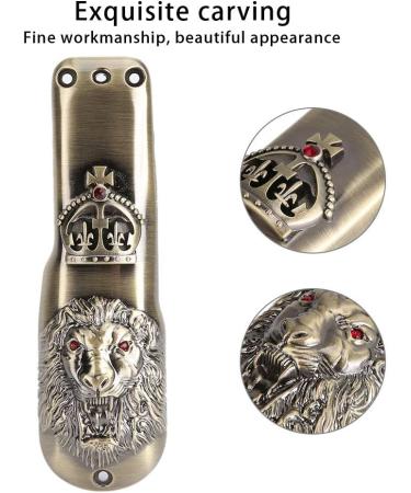 Hair Clipper Replacement Cover Cordless Haircutting and Trimming Kit Durable Exquisite Animal Head Design Hair Clipper Cover Suitable for Clippers (lion head copper color) - Buy Online on GoSupps.com