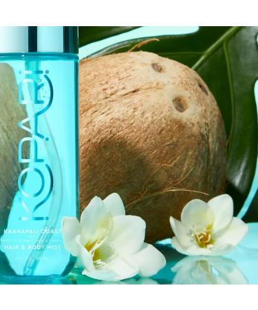Kopari Hair & Body Mist Kaanapali Coast Long-Lasting Clean Creamy Coconut Scent Blend of Sweet Coconut Milk and Vanilla Hints of Warm Spice 4 oz - Buy Online on GoSupps.com