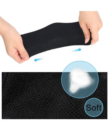 Gel Heel Stockings - Soft Heel Spur Bandage for Pain Relief | Comfy Compression Socks for Men & Women (Black) - Buy Online on GoSupps.com