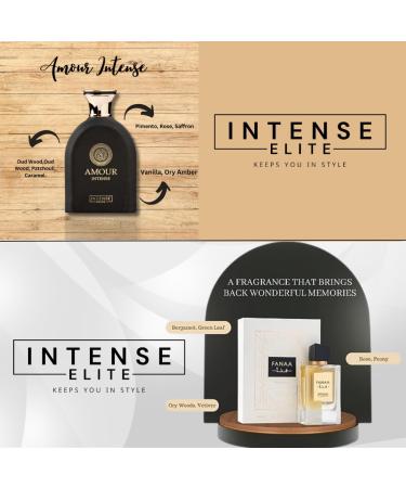 Arabian Perfumes for Women & Men Fanaa Glance And Amour Intense (Pack of 2) Eau de Parfum 100ML (3.4 OZ) Long-Lasting Perfume For Men & Women Valentine s Day Gifts With Magnetic Box Xtra Value Pack - Buy Online on GoSupps.com