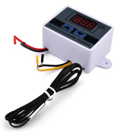 DIYMORE XH-W3001 Digital Temperature Controller | DC 12V Thermostat for Heating & Cooling | Ideal for Seafood Terrariums & Vivariums - International Shipping Available - Buy Online on GoSupps.com