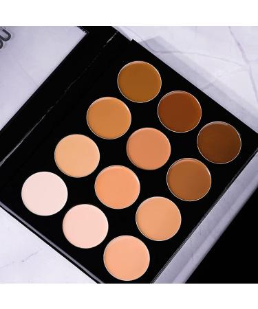 Mehron Celebre Pro-HD Cream Contour & Highlight Palette - 12 Colors - Buy Online on GoSupps.com