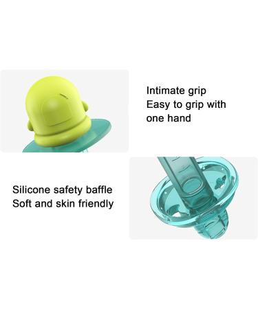 Baby Syringe Feeder - Baby Medicine Syringe Pacifier for Oral Feeding Baby Dropper Medicine Feeder Anti-Choking Baby Feeder Dispenser Syringe for Breastfeeding Maijia Green - Buy Online on GoSupps.com