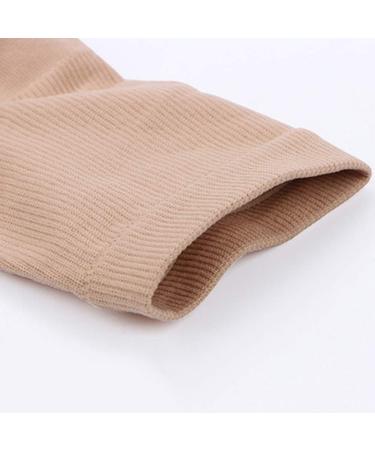 Amadon 3-Pair Compression Stockings with Zipper & Open Toe Knee Support for Diabetic & Pregnancy | Women's Skin Color L/XL - Buy Online on GoSupps.com