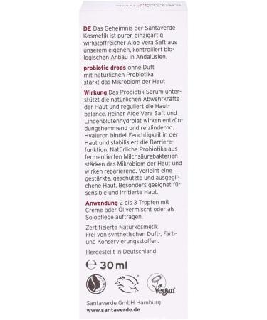 SantaVerde Aloe Vera Probiotic Drops 30 ml - Buy Online on GoSupps.com