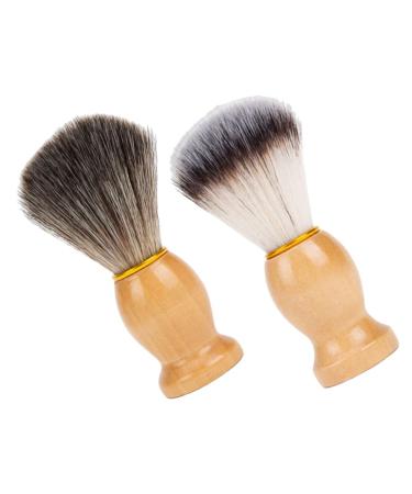 Ipetboom 2st Pieces on shave shaving brush for the hairdressing salon mini cleaning brush trimmer for men accessories for the beard care hairdressing sore throat manual manual man
