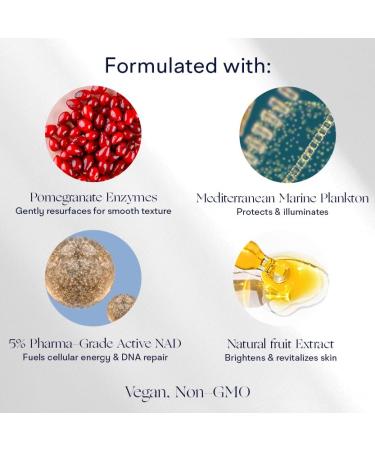 Intuisse Pharma-Grade NAD+ Face Serum Advanced Anti-aging Formula for Collagen Boost & Uneven Skin Tone Powerful As Retinol Patented Swiss Technology 2 x 0.34 Fl Oz Refills - Buy Online on GoSupps.com