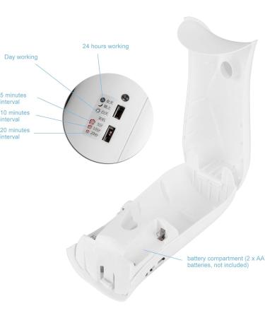 Automatic Air Freshener Dispenser 300Ml Fragrance Aerosol Spray Dispenser Home Indoor Wall Mounted/ Standing Automatic Fragrance Aerosol Spray Sprayer Perfume Sprayer  - Buy Online on GoSupps.com