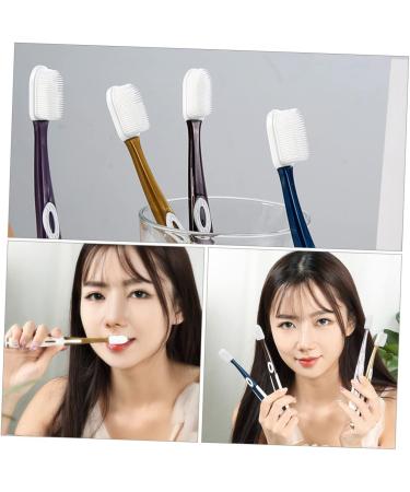 4pcs Nano Toothbrush Set - Extra Soft Durable Toothbrushes for Adults & Kids | Family Oral Care - Buy Online on GoSupps.com