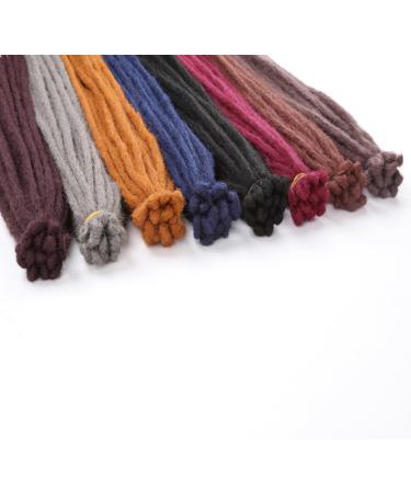 Dreadlock Extenisons Handmade Synthetic Dreadlocks Short Dreadlock Wig Curly Dreadlocks Synthetic Braiding Hair Extension Masquerade Costume (Color : H) - Buy Online on GoSupps.com