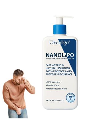 Oveallgo NanoLipo Eraser Cream Professional Men s Relief Cream Men s GentX Relief cream - Soothing Intimate Skin - 50G (1)