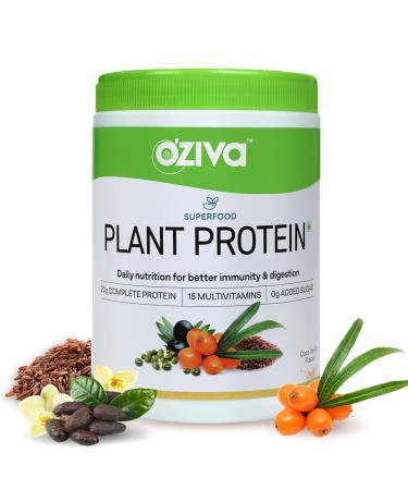 Superfood Plant Protein Powder | 500 Gm |(20g of Complete Protein Powder with Essential Vitamins & Minerals) for Boosting Immunity Energy & Better Digestion Coco Vanilla (1.1 lb) 1.1 Pound