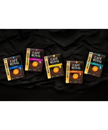 Caf Royal Espresso 36 Capsules pour Machine Caf Nespresso (R) - Intensit 5-10 - Capsules de Caf certifi es UTZ en Aluminium recyclable (Lot de 4) 36 unit (Lot de 4) - Buy Online on GoSupps.com