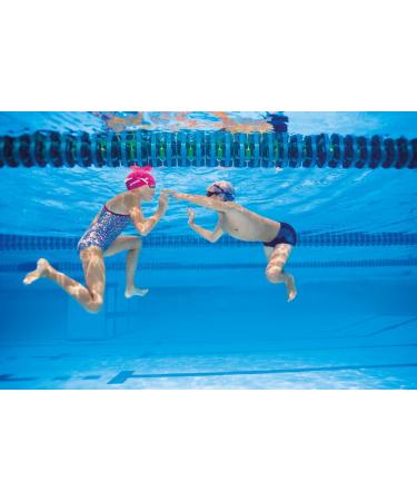 Arena Tracks Junior Anti-Fog Competition Swimming Goggles for Kids - UV Protection 4 Nasal Gaps Silicone Seals - Blue White Fluoyello (36) - Buy Online on GoSupps.com