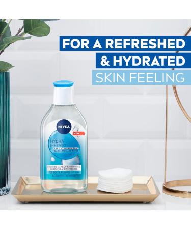 NIVEA Hydra Skin Effect Micellar Water (400ml) with Hyaluronic Acid & Micellar Technology - Buy Online on GoSupps.com