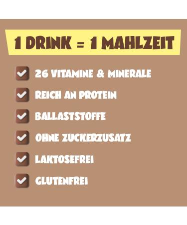 Ahead Meal - Protein-Rich Drinking Meal (Chocolate 500ml x 6) | Lactose-Free 26 Vitamins & Minerals - All-in-One Astronaut Food - Buy Online on GoSupps.com