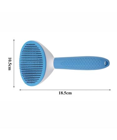 Secwell Dog Self-Cleaning Brush | One-Button Undercoat Remover | Blue | International Shipping Available - Buy Online on GoSupps.com