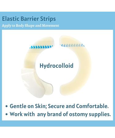 20PCS Ostomy Barrier Strips - Adhesive Flange Seal Extenders for Colostomy, Ileostomy, and Urostomy Bags - Buy Online on GoSupps.com