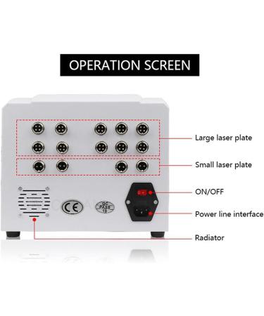 Body Slimming Machine 10x Laser Board+4 Small Pads Laser Fixed-point Slimming Beauty Instrument for Weight Loss Fat Facial Wrinkles Enhance Compact Body Shaping - Buy Online on GoSupps.com
