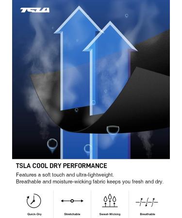 TSLA Men's Quick Dry Running Shorts with Pockets - Black, Small - Buy Online on GoSupps.com