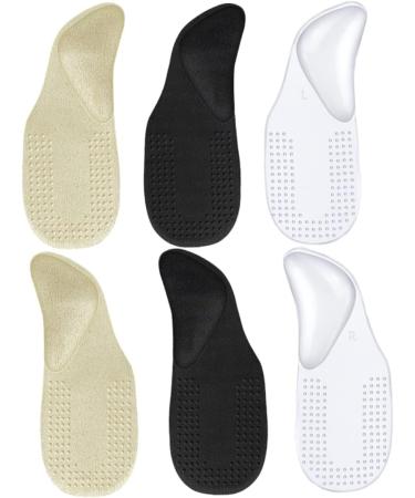 Buy NOLITOY 6 Pairs Orthotic Insoles - High Arch Support Shoe Inserts for Women Cushioned Gel Heel Pads for Sandals & High Heels - Buy Online on GoSupps.com