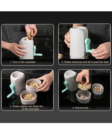 Hand Crank Peanut Sheller Food Grade Peanut Peeler Efficient Peanut De-Shelling Accessories Gadget Machine 1 Pcs size - Buy Online on GoSupps.com