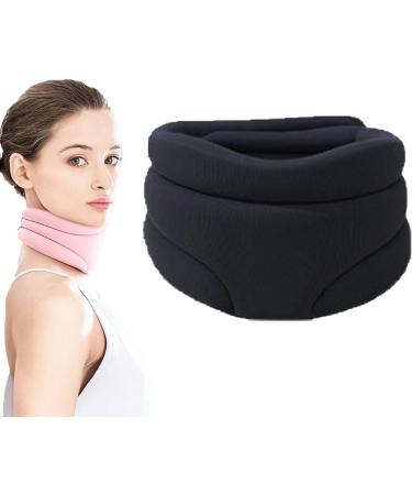 Cervicorrect Neck Brace Neck Brace for Sleeping Neck Brace for Neck Pain and Support Neck Support Brace for Pressure Relief for Women and Men yl-105023(Black)