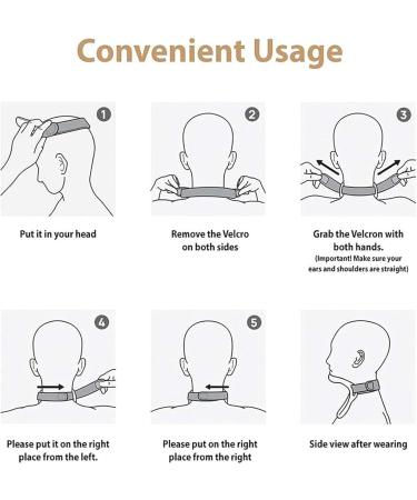 Adjustable Cervical Collar 360 Rotation Adjustment Neck Braces Folding Design Easy to Carry Cervical Neck Braces Simpler and More Beautiful - Buy Online on GoSupps.com
