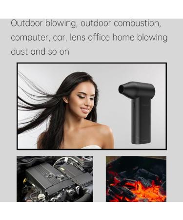 WOTAO Hair Dryer 130 000RPM 52m/s Outdoor Cordless Handheld Jet Fan Compact High Speed Hair Dryer Portable Camping Turbofan Brushless Car Dust Blower - Buy Online on GoSupps.com