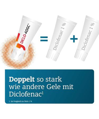 Diclo ADGC Pain Gel Forte 100g - Effective Relief for Strains Sprains & Bruises | International Shipping - Buy Online on GoSupps.com