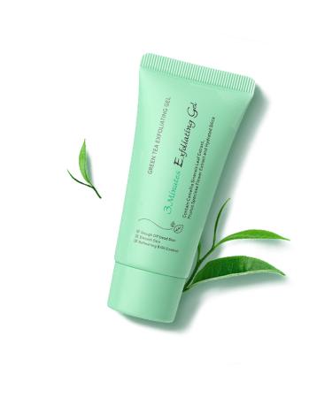 Green Tea Exfoliating Gel Moisturizing & Rejuvenating Exfoliating Scrub Gel for Face and Body Gently Exfoliate Remove Old Dead Cells Improve Uneven Skin Tone Minimize Pores 1.75 oz 1.75 Fl Oz (Pack of 1) Green Tea